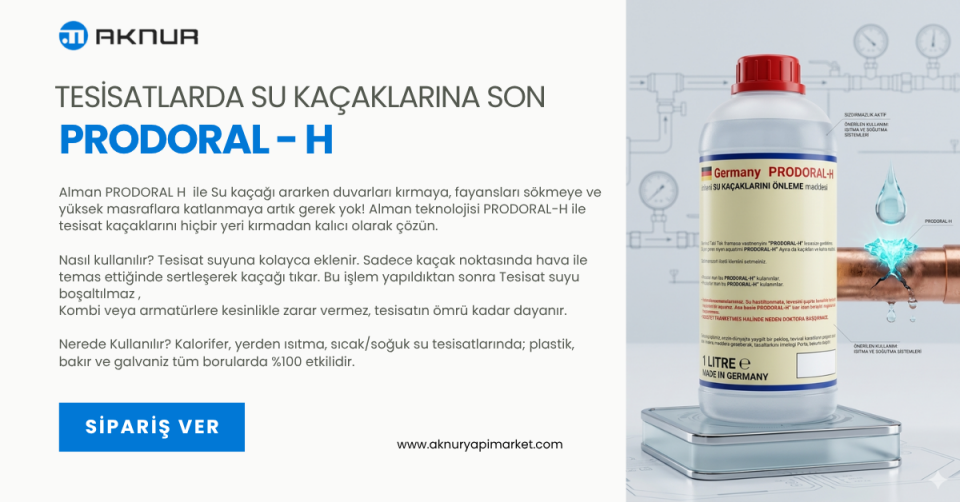 Prodoral H Su Kaçağı Önleyici Sıvı