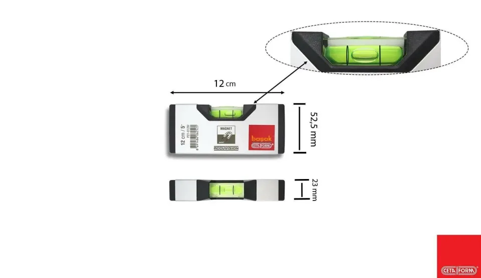 Ceta Form Mini Su Terazisi 12CM (Mıknatıslı)