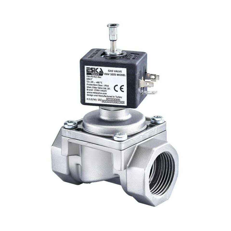 Eska 1'' Doğalgaz Selenoid Vana 220v