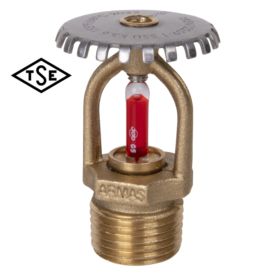 Armaş Yangın Sprinkler Upright TSE Onaylı - 1/2''