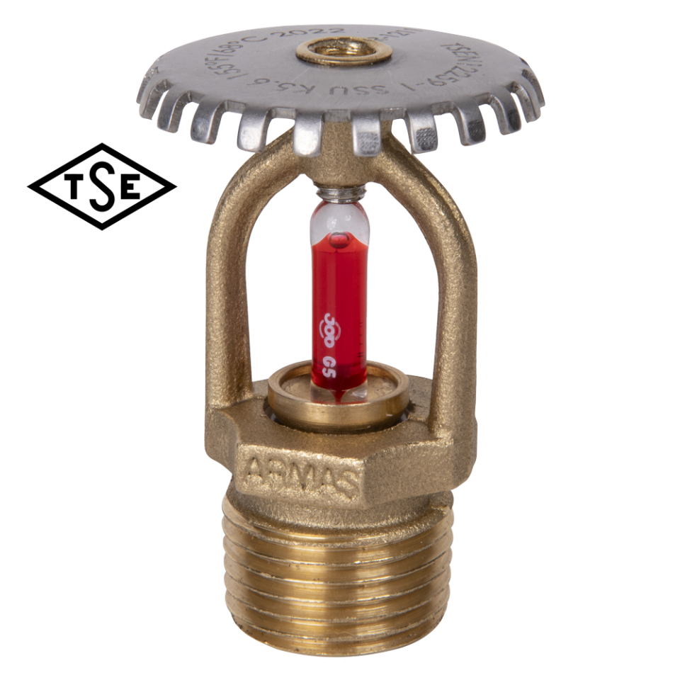 Armaş Yangın Sprinkler Upright TSE Onaylı - 1/2''