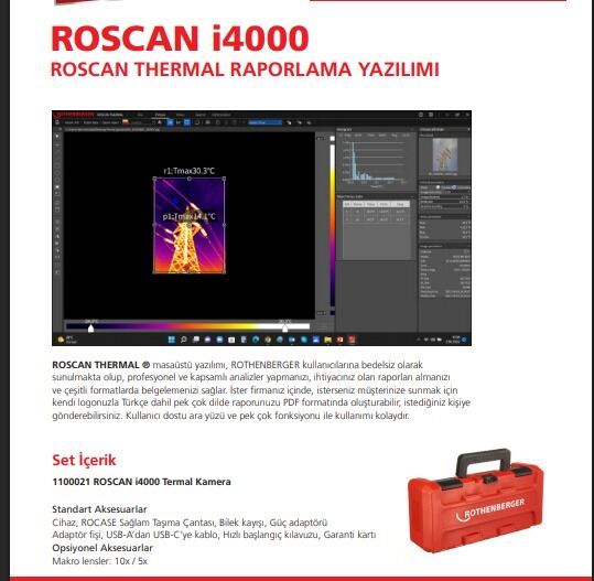 ROTHENBERGER ROSCAN İ4000 Termal Kamera